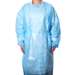 Coverall, Non-Woven, Blue, 10 Pcs.